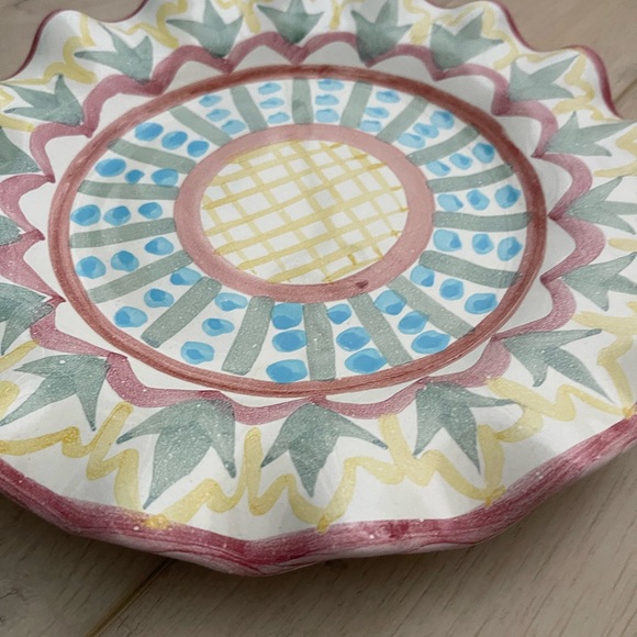 McKenzie Childs 11” serving plate - Picture 3 of 4